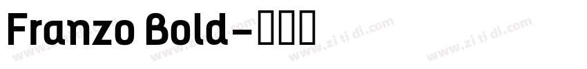 Franzo Bold字体转换